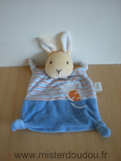 Ciad Lapin Bleu raye carotte orange - Très bon état