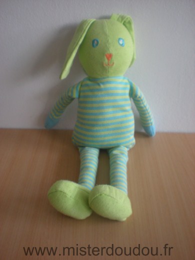 Corolle Lapin Vert bleu - Très bon état