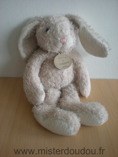 Doudou et compagnie Lapin Beige - Etat moyen