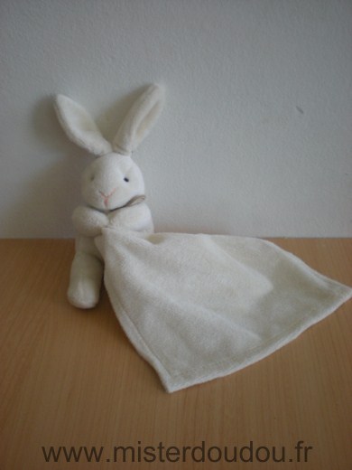 Doudou et compagnie Lapin Ecru - Très bon état
