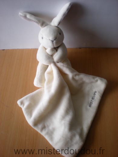 Doudou et compagnie Lapin Ecru beige natalys - Très bon état