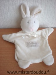 Doudou et compagnie Lapin Ecru calidoux nature - Très bon état