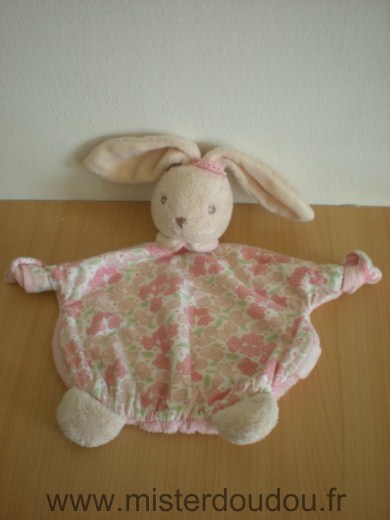 Kaloo Lapin Rose lillirose motifs fleurs - Très bon état