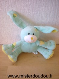 Kimbaloo Lapin Lapin chien bleu jaune coeur jaune vert - Très bon état