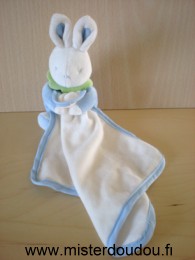 Klorane Lapin Blanc bleu col vert mouchoir blanc - Très bon état