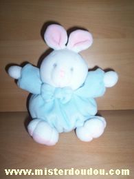 Marque Inconnue Lapin Bleu ciel blanc rose - Très bon état