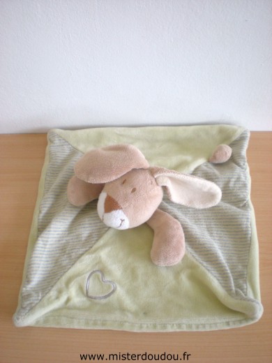Mots d enfants Lapin Vert avec un coeur - Bon état