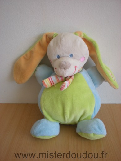 Mots d enfants Lapin Vert bleu jaune - Très bon état