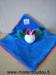 Moulin roty Lapin Bleu dessus rouge dessous - Très bon état