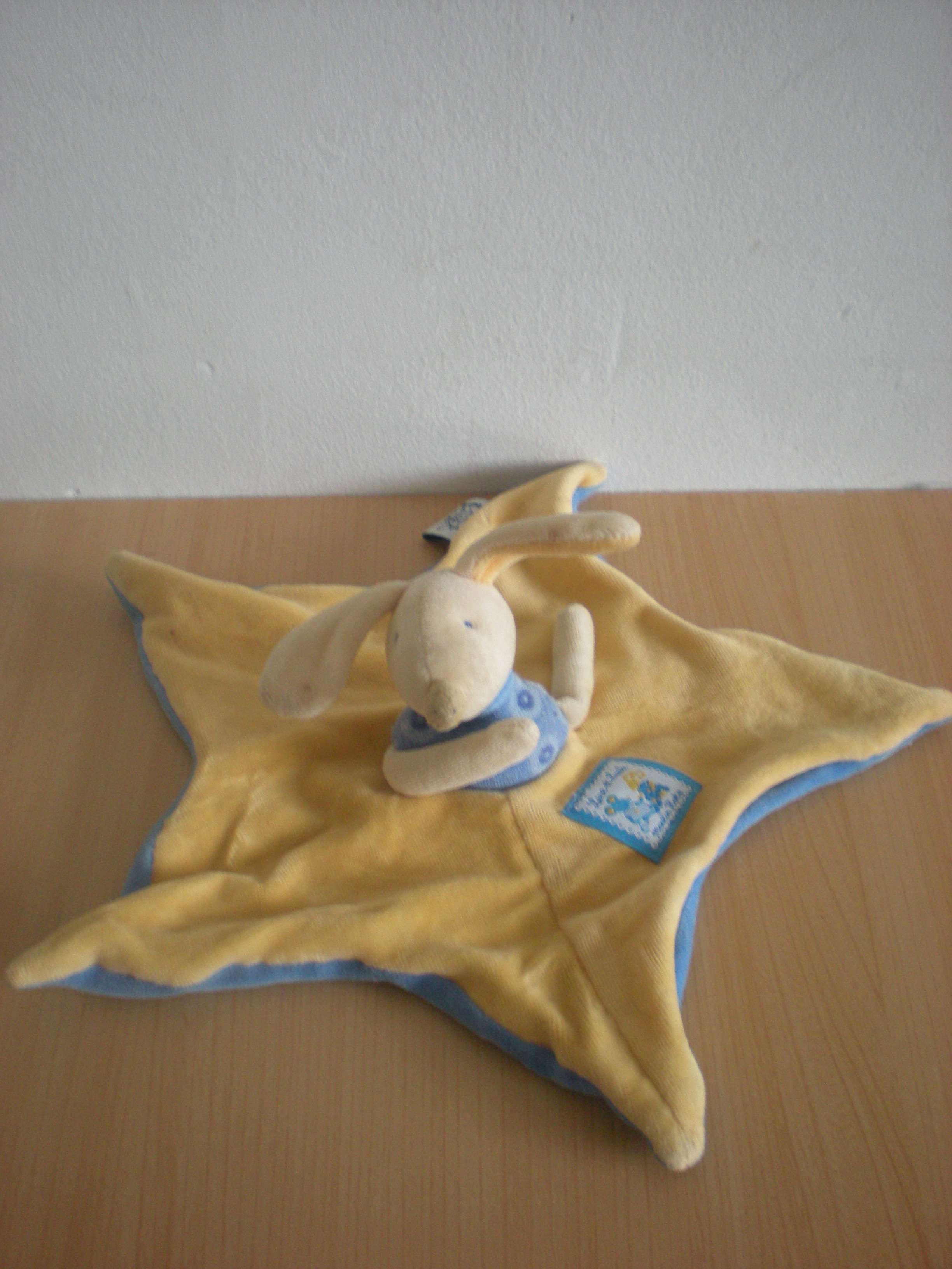 Moulin roty Lapin Jaune bleu lise et lulu - Très bon état