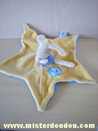 Moulin roty Lapin Jaune dessus bleu dessous - Très bon état