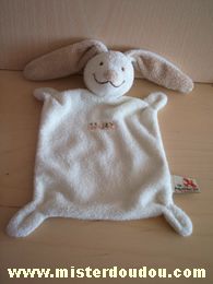 Nicotoy Lapin Beige avec 3 petits personnage devant (souris lapin chien) - Très bon état