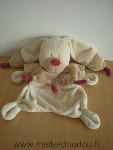 Nicotoy Lapin Beige bordeau - Très bon état