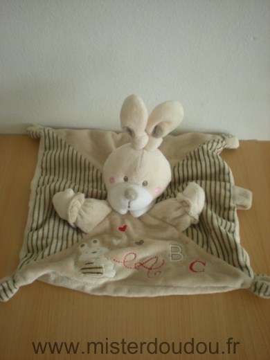 Nicotoy Lapin Marron a b c - Très bon état