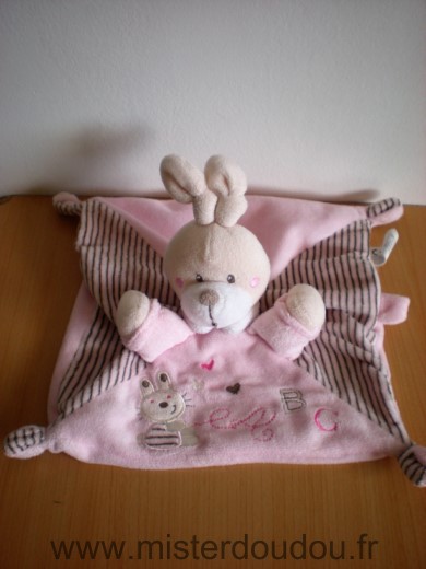 Nicotoy Lapin Rose abc - Très bon état