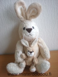 Nounours Lapin Beige bébé lapin marron - Très bon état