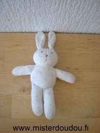 Petit bateau Lapin Blanc points bleus - Très bon état