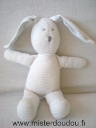 Petit bateau Lapin Rayé bleu blanc - Etat moyen