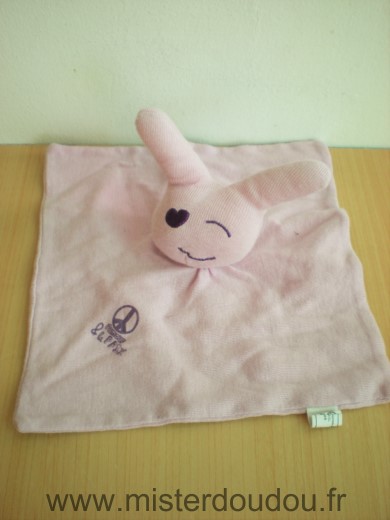 Popsi Lapin Rose mauve l amour et la paix - Très bon état