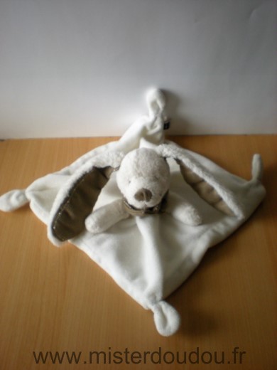 Tex Lapin Blanc marron foulard marron - Très bon état