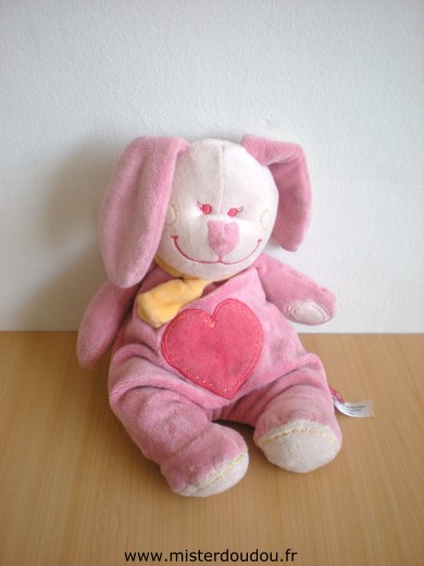 Tex Lapin Rose coeur rose foncé - Très bon état