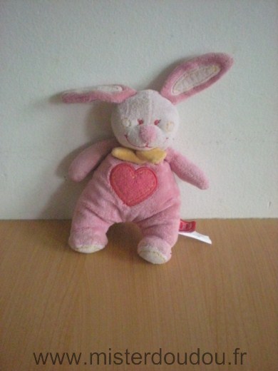 Tex Lapin Rose coeur rose foncé - Très bon état