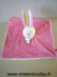 Tex Lapin Rose dessus jaune dessous écharpe verte - Très bon état