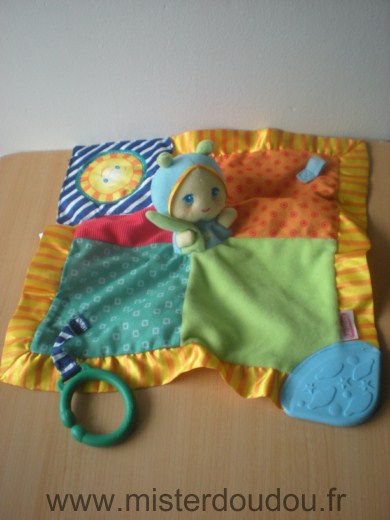 Playskool Luciole Vert orange rouge anneau dentaire - Très bon état