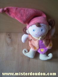 Nicotoy Lutin Rose orange rouge - Très bon état
