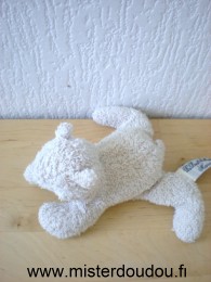 Du pareil au même Mouton Tissus eponge beige museau blanc - Très bon état