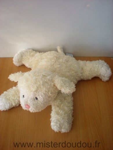 Gund Mouton Ecru blanc - Très bon état