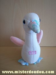 Boulgom Oie Blanc rose bleu - Très bon état