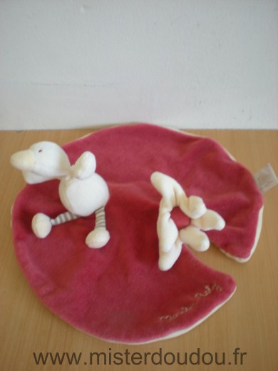 Moulin roty Oie Bordeau blanc nenuphar - Très bon état