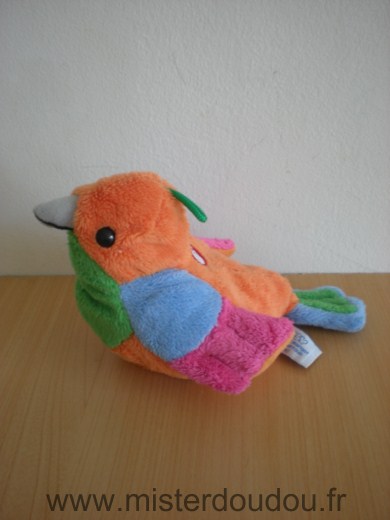 Oiseau Orange bleu rose Gipsy