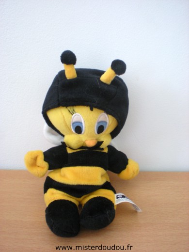 Warner bros Oiseau Titi déguisé en abeille jaune noir - Très bon état