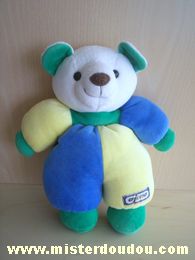 Ajena Ours Bleu jaune vert blanc - Bon état