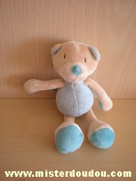 Baby sun Ours Beige bleu - Très bon état