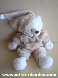Cmp Ours Ecru habit beige bonnet beige - Très bon état
