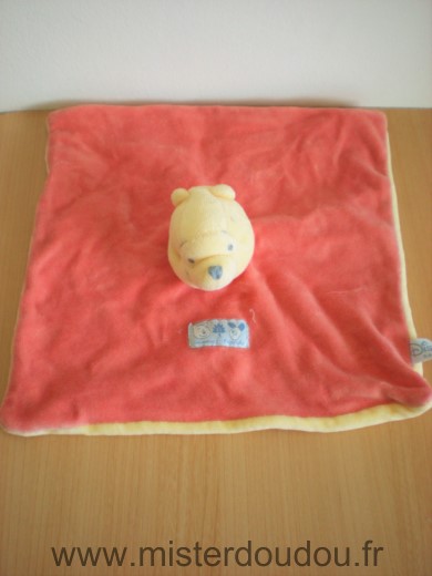 Disney Ours Winnie rouge clair dessus jaune dessous - Très bon état