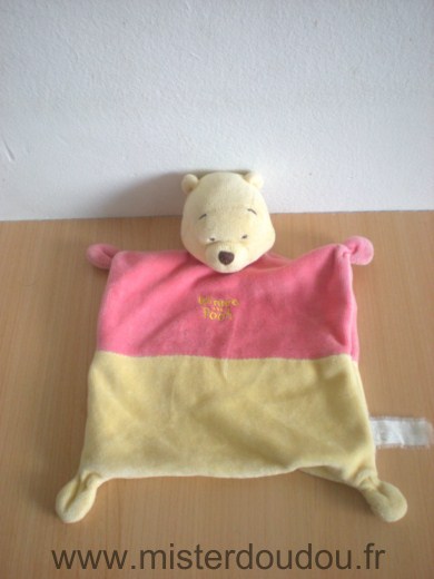 Disney Ours Winnie rouge jaune - Très bon état