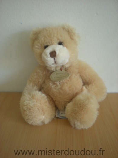 Doudou et compagnie Ours Peluche beige - Très bon état