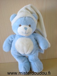 Gipsy Ours Bleu bonnet écru - Très bon état