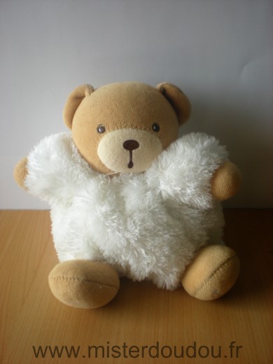 Kaloo Ours Blanc fur - Très bon état