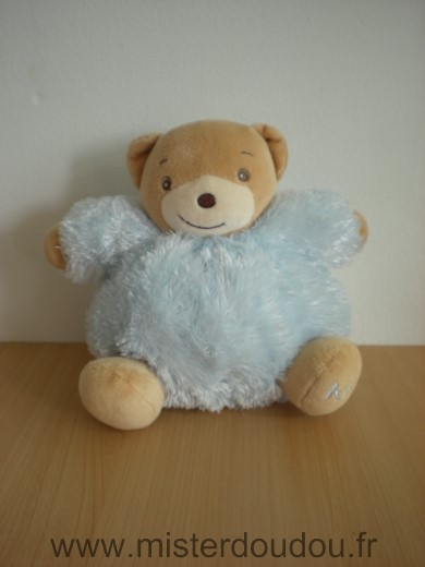 Kaloo Ours Fourrure bleue fur - Très bon état