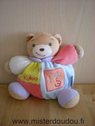 Kaloo Ours Multicolore 123 - Mauvais état