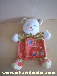 Kiabi baby Ours Orange foncé rayé jaune marron - Très bon état