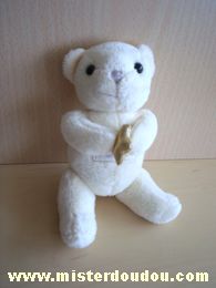 Miniman Ours Ecru tiens une étoile - Très bon état