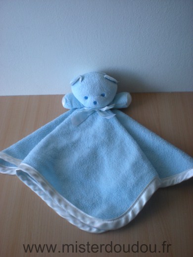 Ours Plat Bleu liseret blanc Mustela