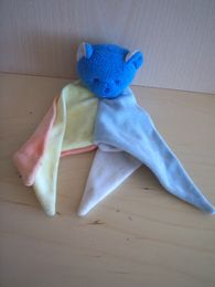 Mustela Ours Jaune bleu orange blanc - Mauvais état