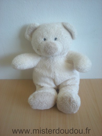 Nicotoy Ours Ecru beige - Très bon état